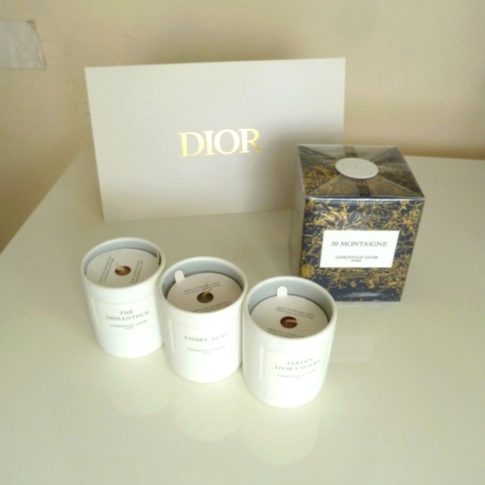 Dior - amazing candle bundle with 4 different scents